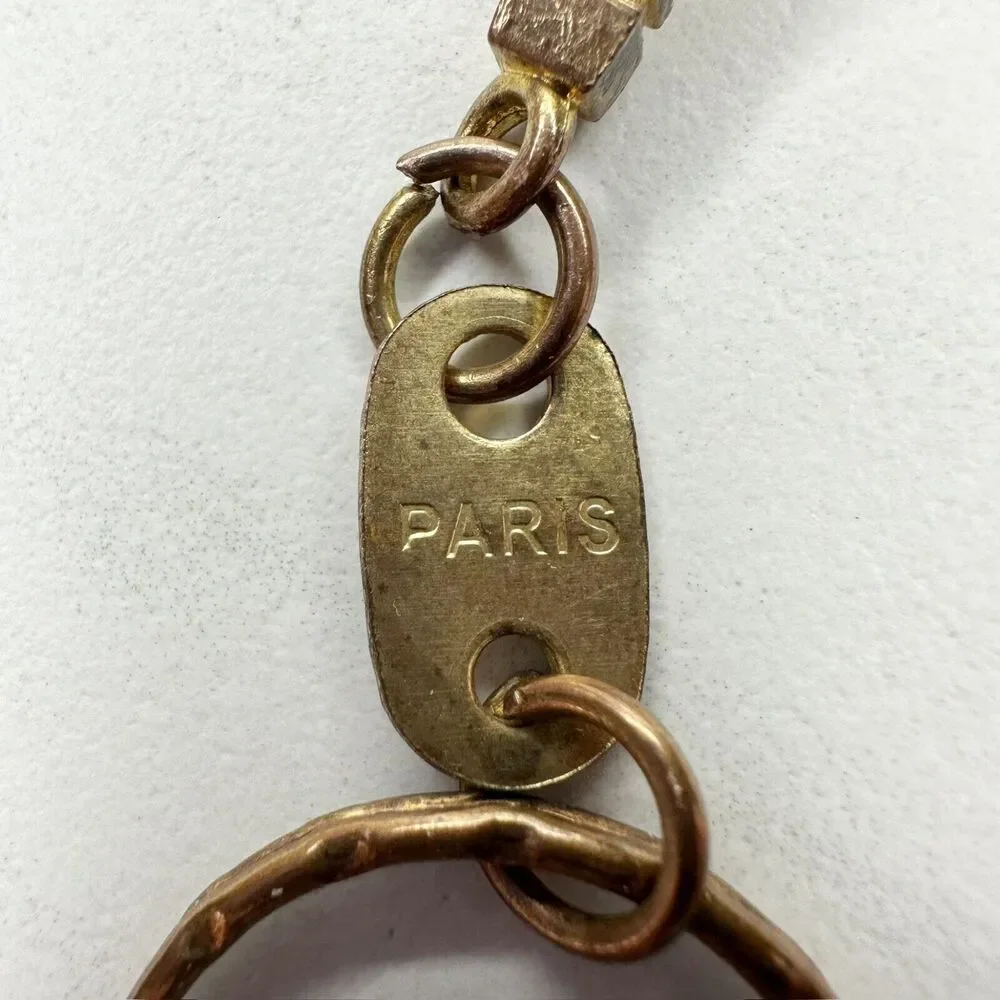 Paris France Eiffel Tower Souvenir Keychain Keyring